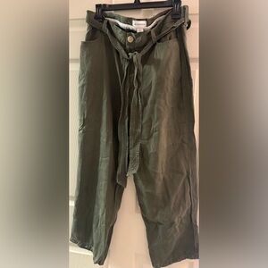 Liz Claiborne Dark Green Chinos